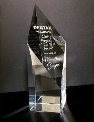 Corporate Crystal From by Aran Awards in Hamilton, Ontario
