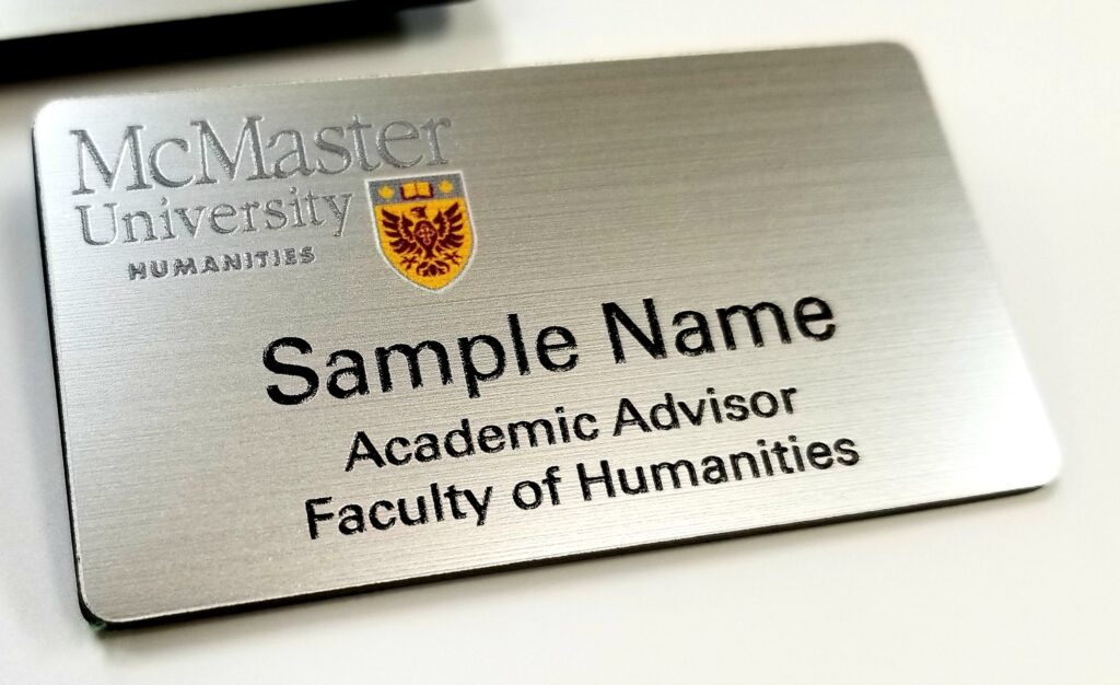 Nametag UV Printed From by Aran Awards in Hamilton, Ontario