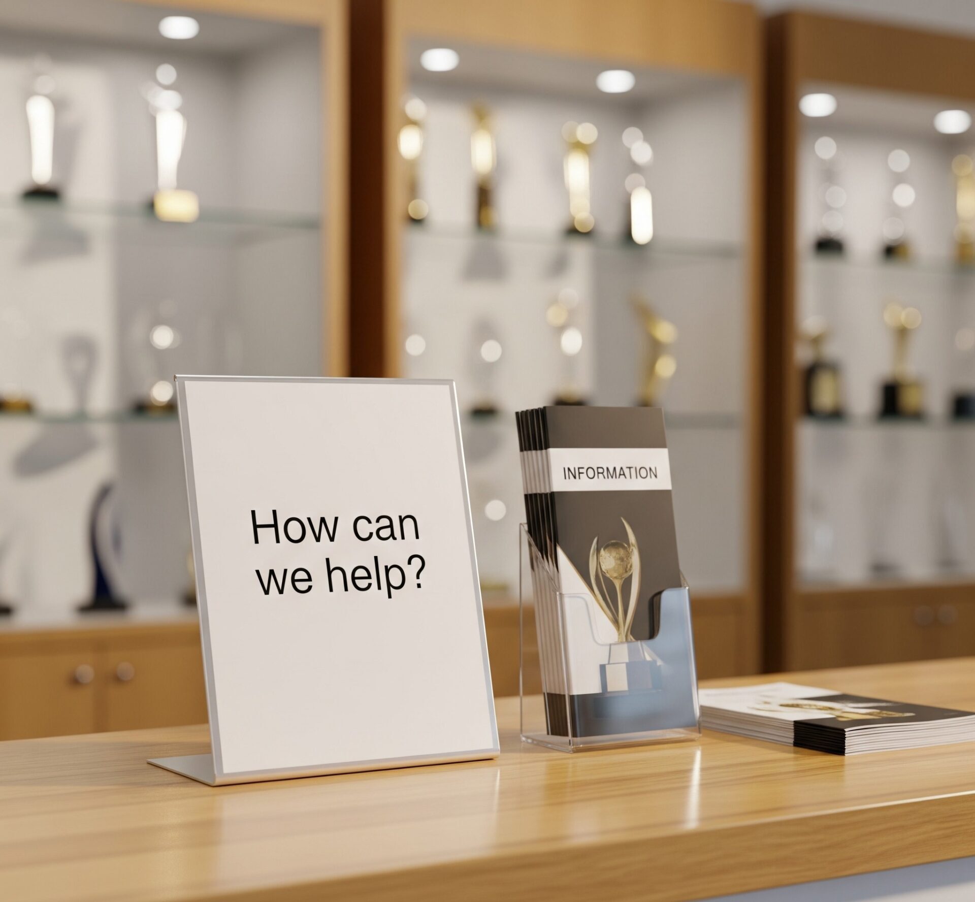 Customer service faq from Aran Awards