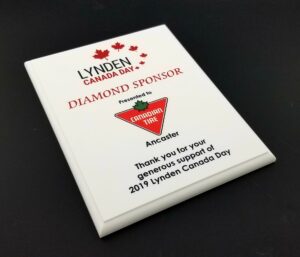 UV Printed Custom Plaque
