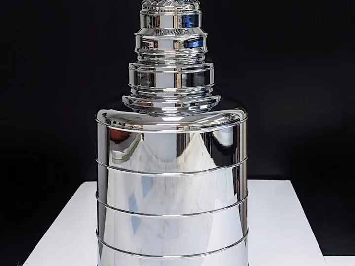 Cup trophy assembled and personalized by Aran Awards