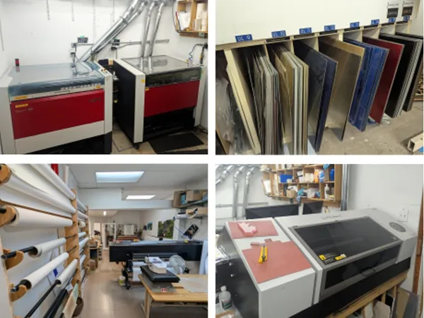Workshop equipment and product inventory
